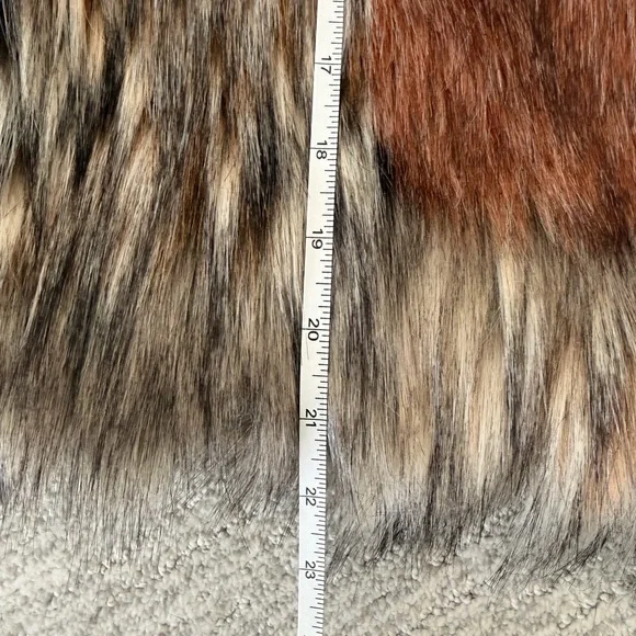 BB Dakota Brown Faux Fur Jacket - Picture 10 of 11